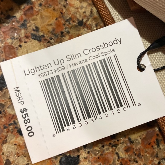 ***CLEARANCE SALE**  NWT VERA BRADLEY LIGHTEN UP SLIM CROSSBODY BAG - Picture 6 of 8